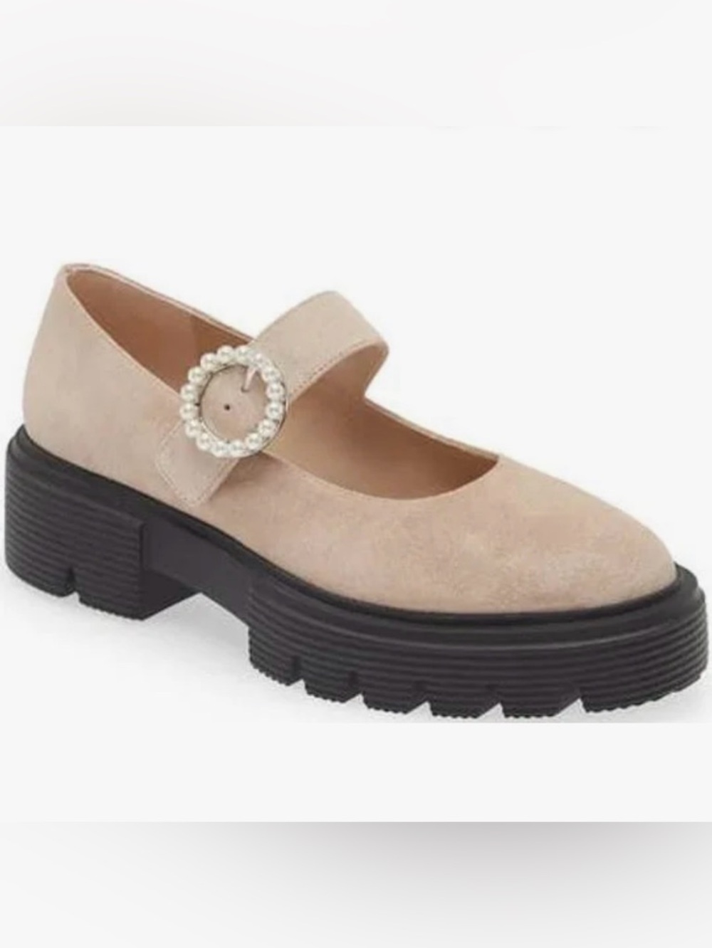 STUART WEITZMAN Lug Sole Mary Janes